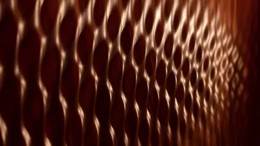 New acoustic panels in the Concert hall.