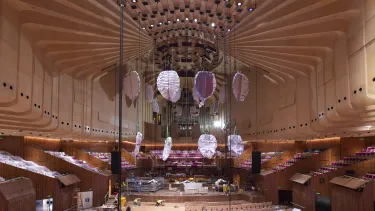 The Concert Hall under renovation.