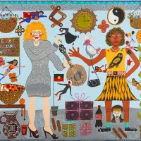 An art piece from Badu Gili artists.