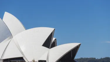 The sails of the Sydney opera house.